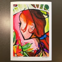 Lady in Red | Fine Art Print - Image 4