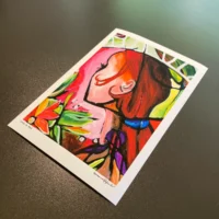 Lady in Red | Fine Art Print - Image 6