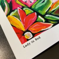 Lady in Red | Fine Art Print - Image 2