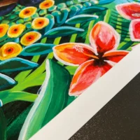 Panda and the Parrots | Fine Art Print - Image 8