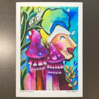 Purple Mushrooms | Fine Art Print - Image 4