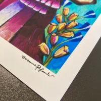 Purple Mushrooms | Fine Art Print - Image 3