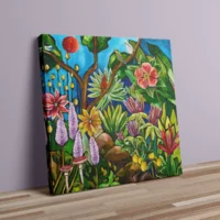 Spectators of the Red Moon | Canvas Print - Image 3