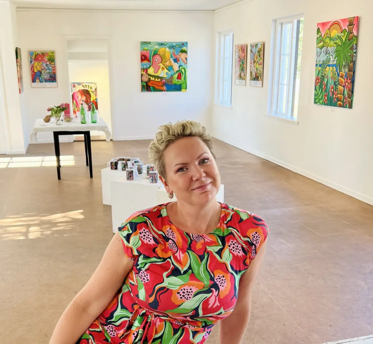 Susanne Rylander med kunst til udstilling